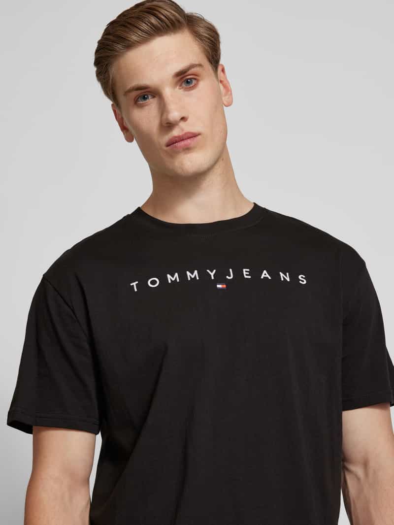 Tommy Jeans T-shirt met labelprint