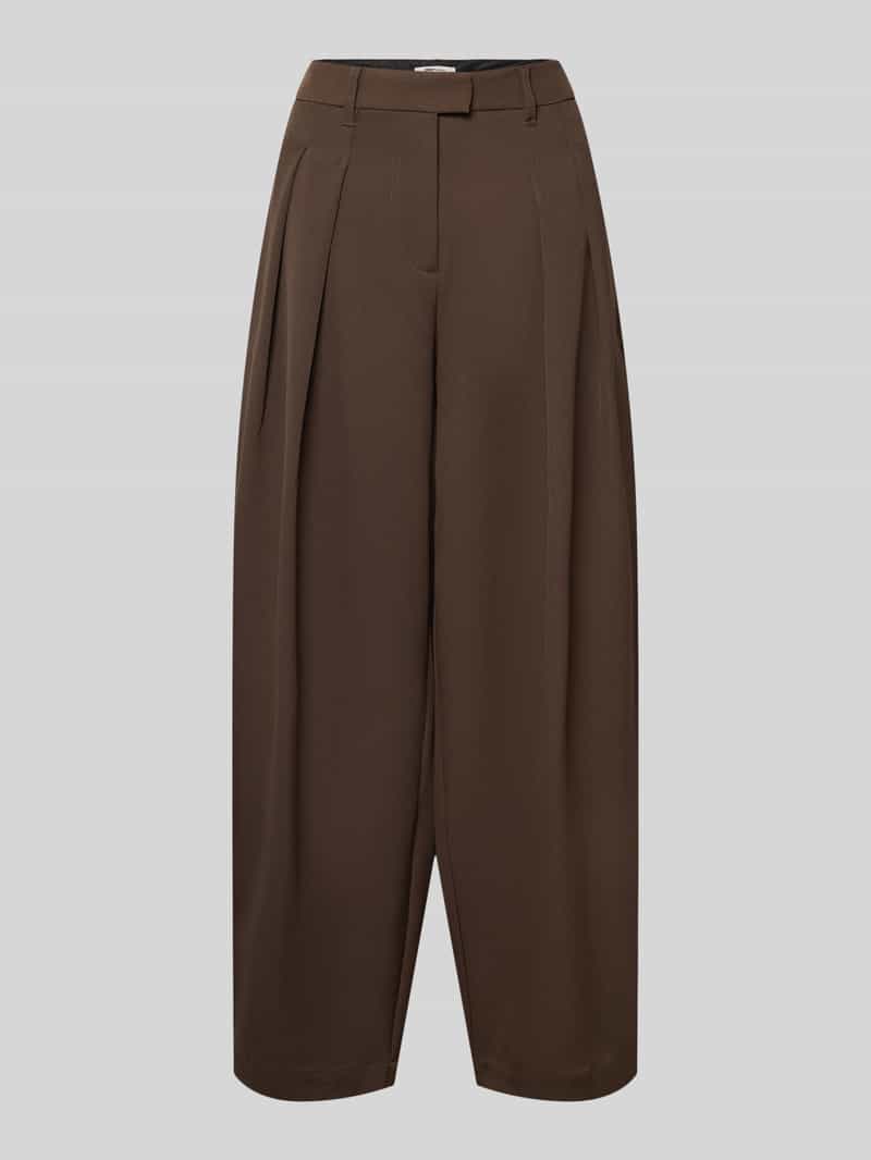 Only Broek Onlkirsy Mw Pleat Barrel Pant Tlr 15388312 Coffee Bean Dames Maat - W34 X L32