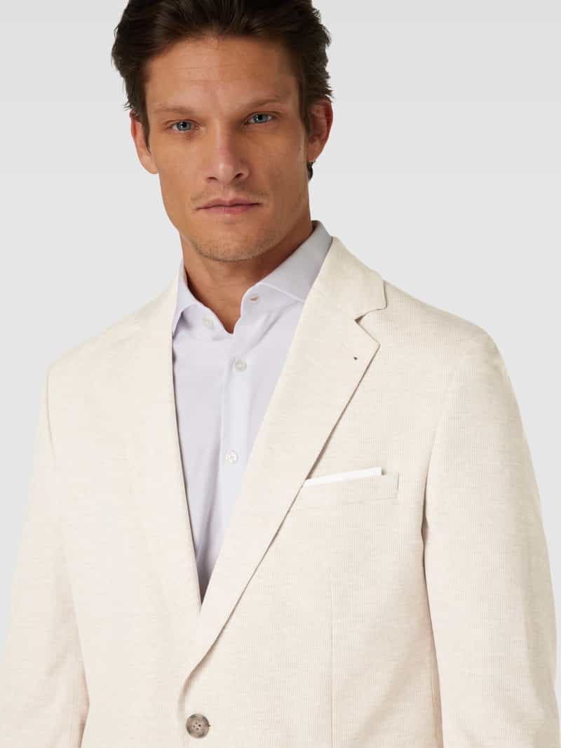 CINQUE Slim fit 2-knoops colbert met reverskraag model 'Data'