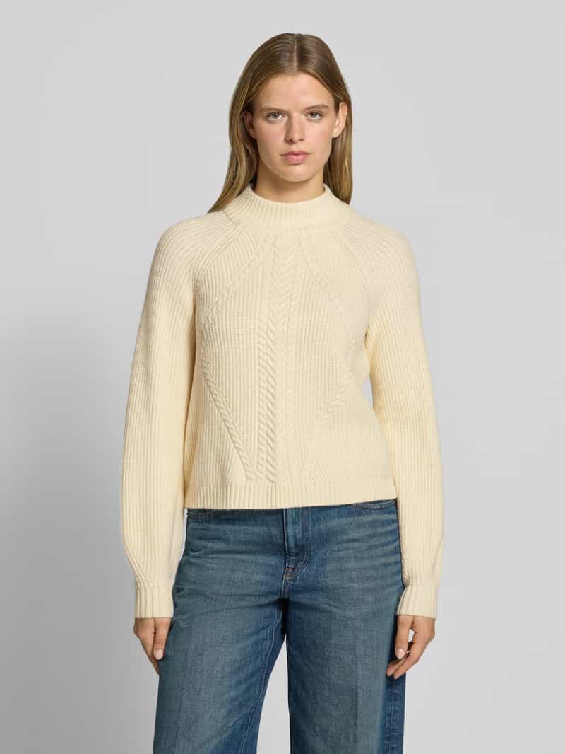 Only Regular fit pullover van viscosemix model 'KATIA' offwhite, foto 3