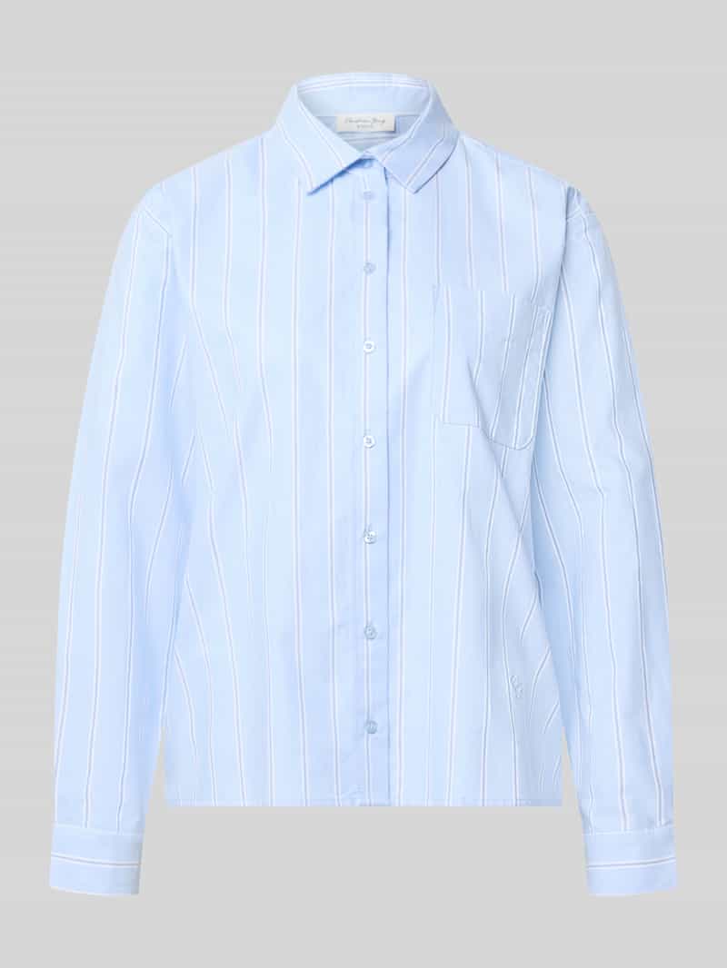 Christian Berg Woman Regular fit overhemdblouse van puur katoen