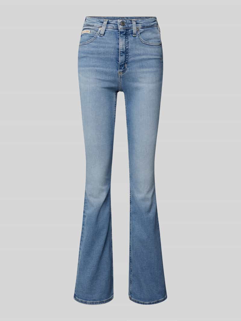 Calvin Klein Bootcut jeans SKINNY BOOTCUT met muntzakje, logoprint