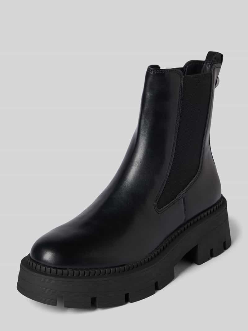 tamaris Chelsea boots van echt leer
