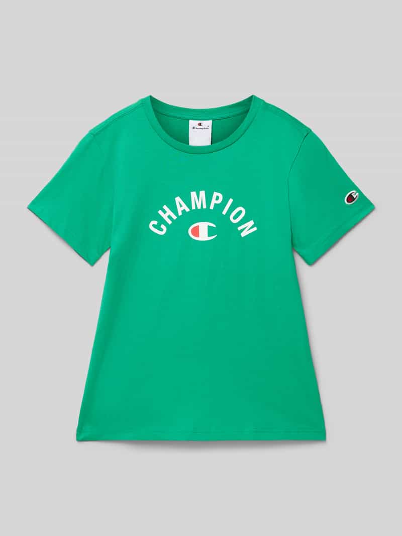 Champion T-shirt met labelprint