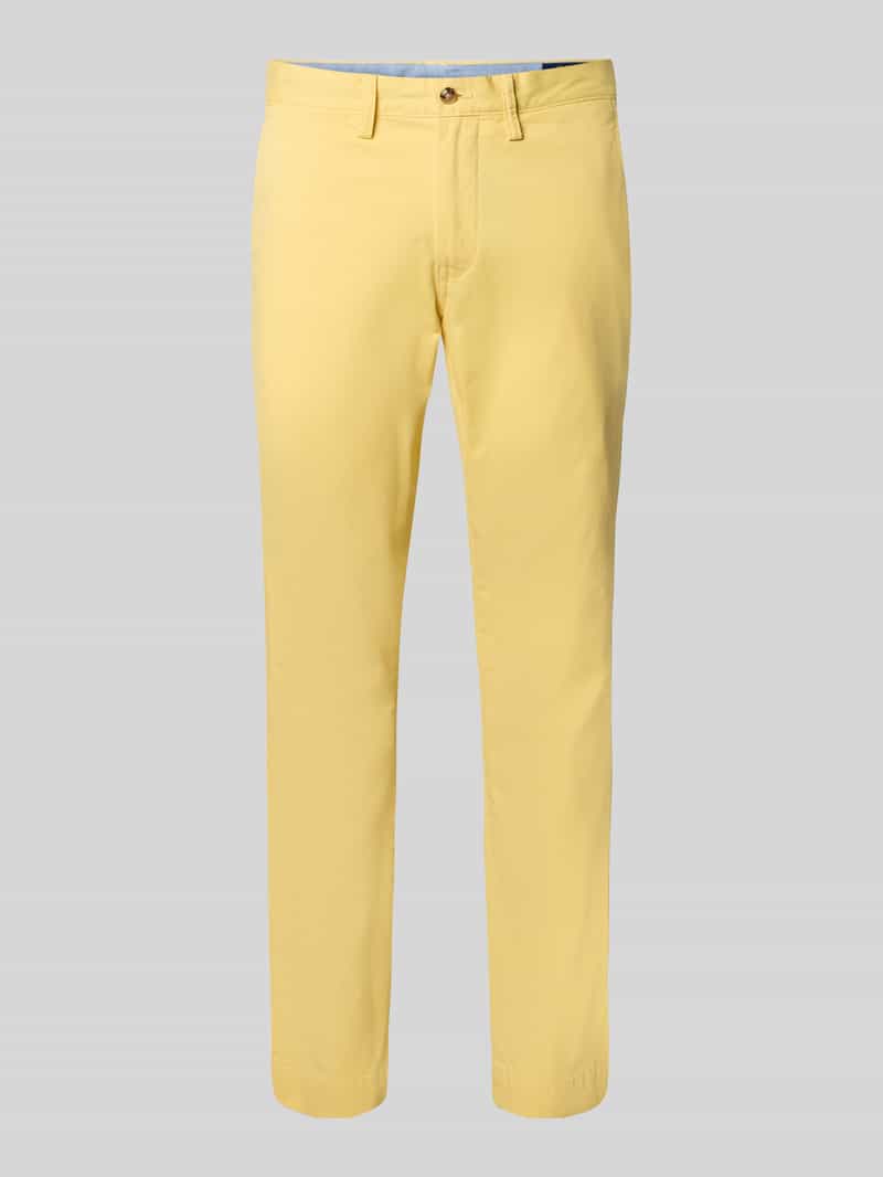 Polo Ralph Lauren Regular fit chino met knoop- en ritssluiting