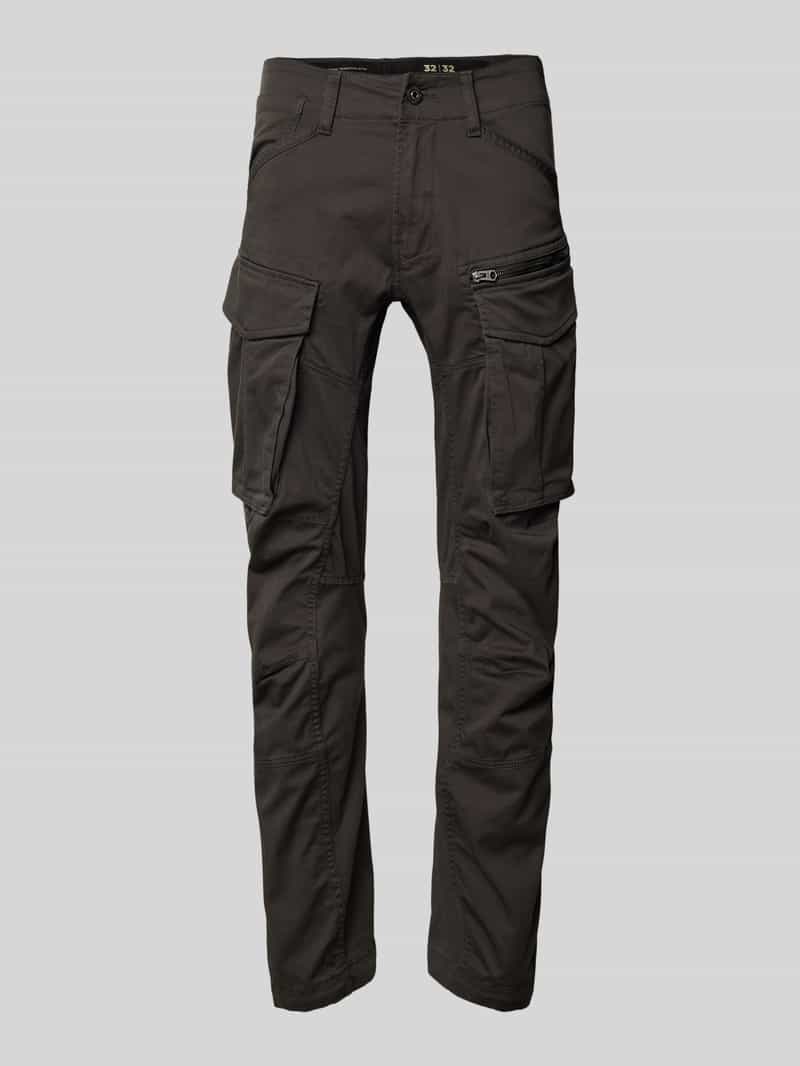 Regular tapered fit cargobroek met ritszak