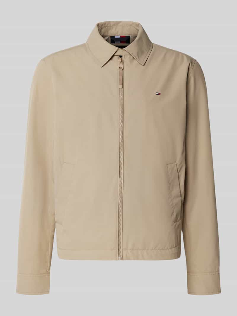 Tommy Hilfiger Regular fit blouson met platte kraag