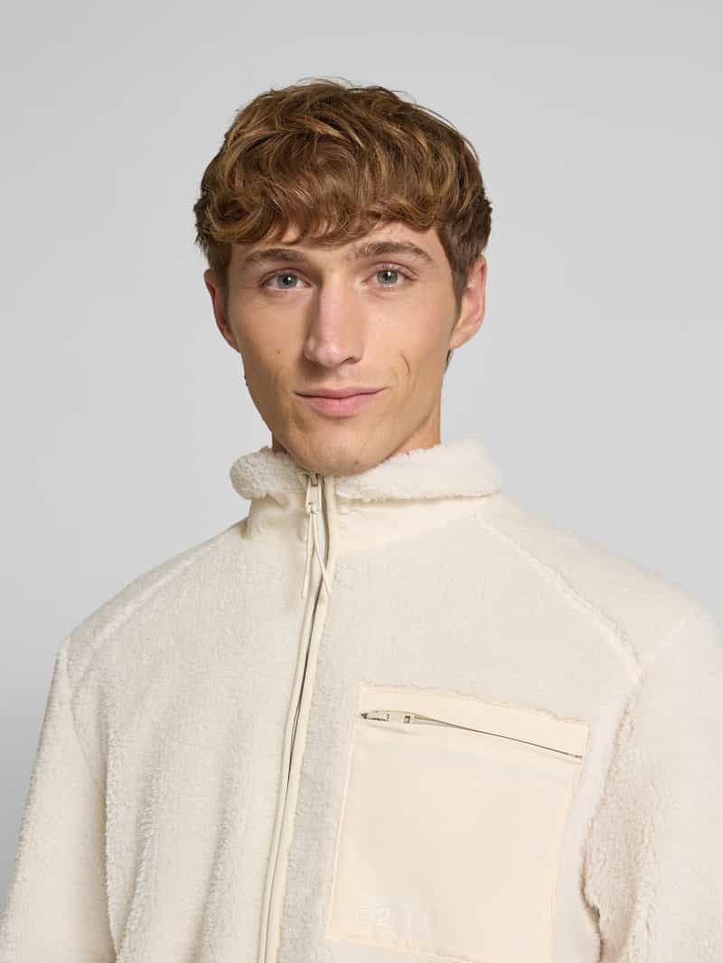 Only & Sons Regular fit jack van imitatiebont met mesh model 'DALLAS'