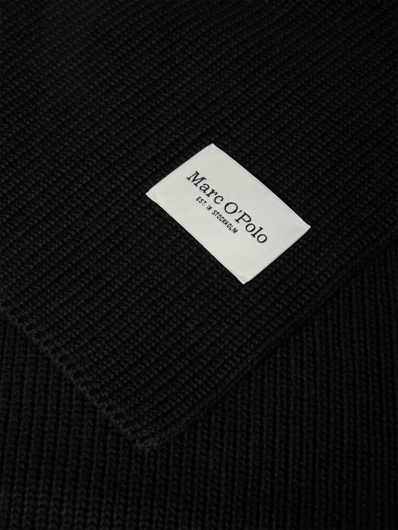 Marc O'Polo Set van sjaal en muts met labeldetail