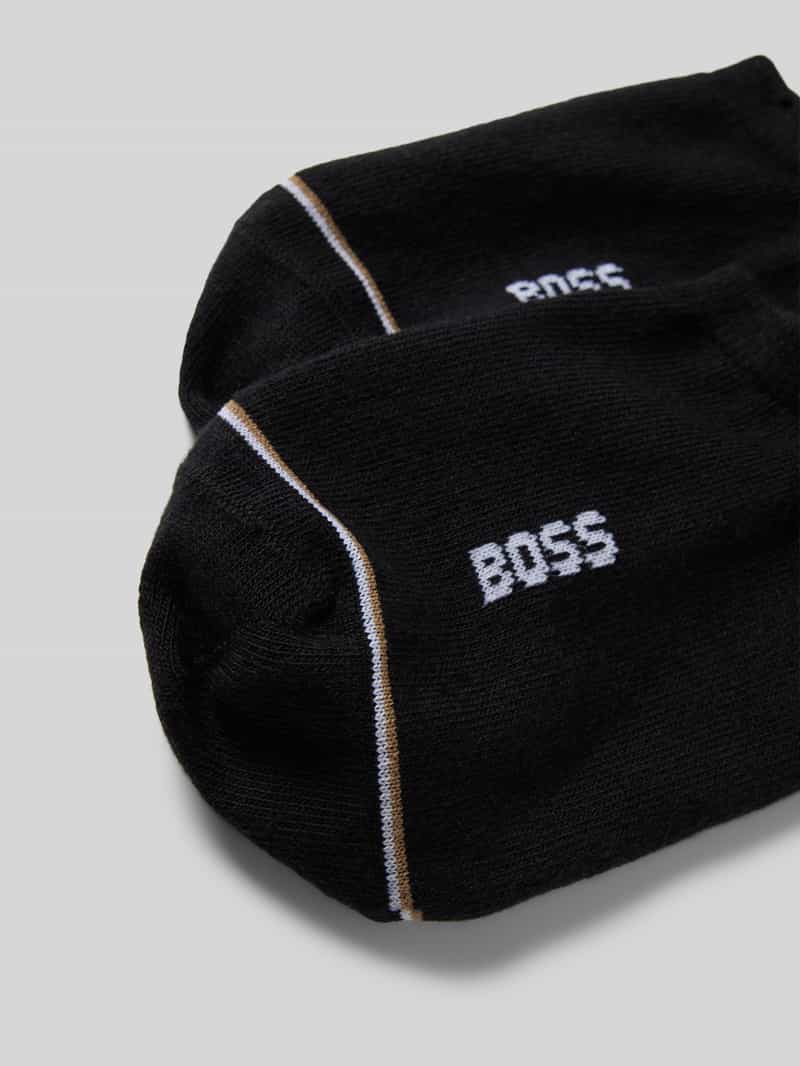 Boss Sneakersokken met labeldetail in een set van 2 paar model 'Iconic'