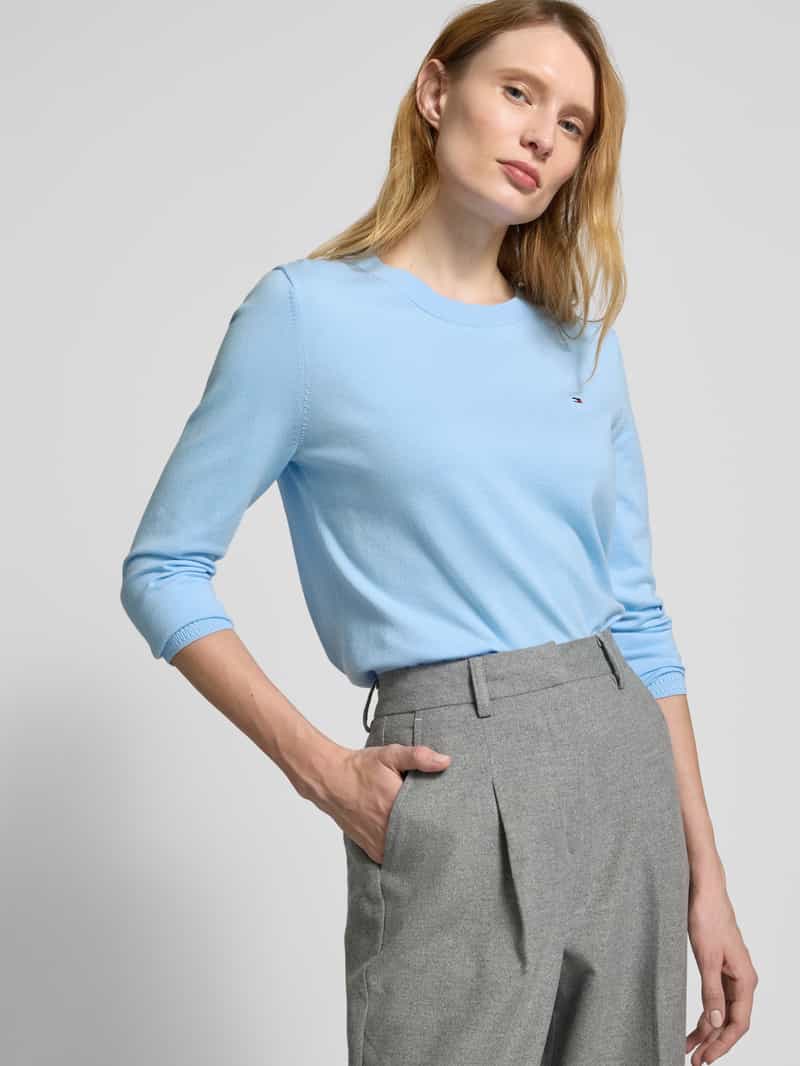 Tommy Hilfiger Gebreide pullover met logostitching