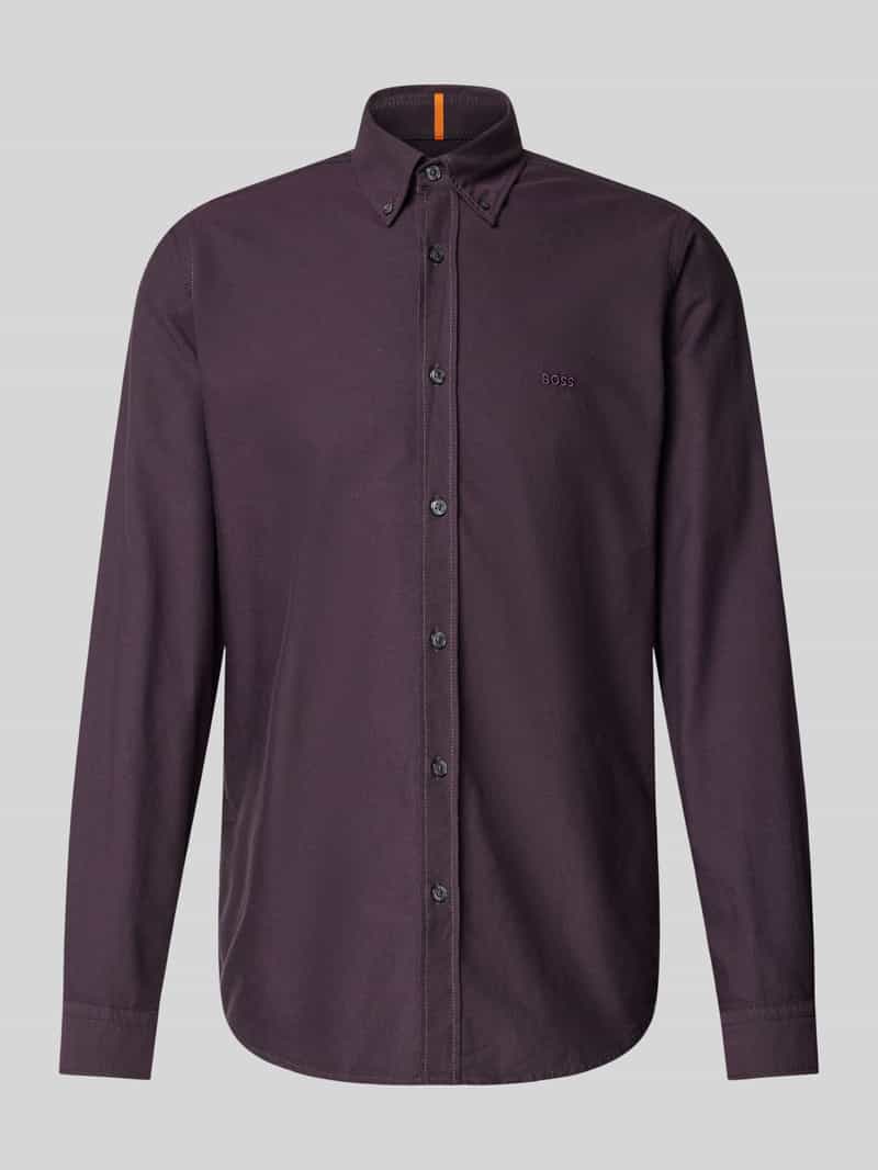 Boss Orange Regular fit vrijetijdsoverhemd met button-downkraag model 'Rickert
