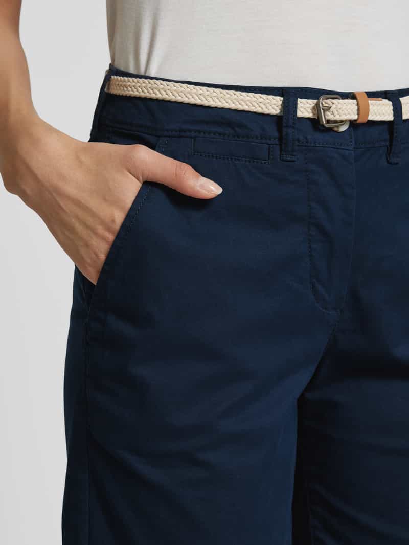 Tom Tailor Regular fit korte chino van katoenmix