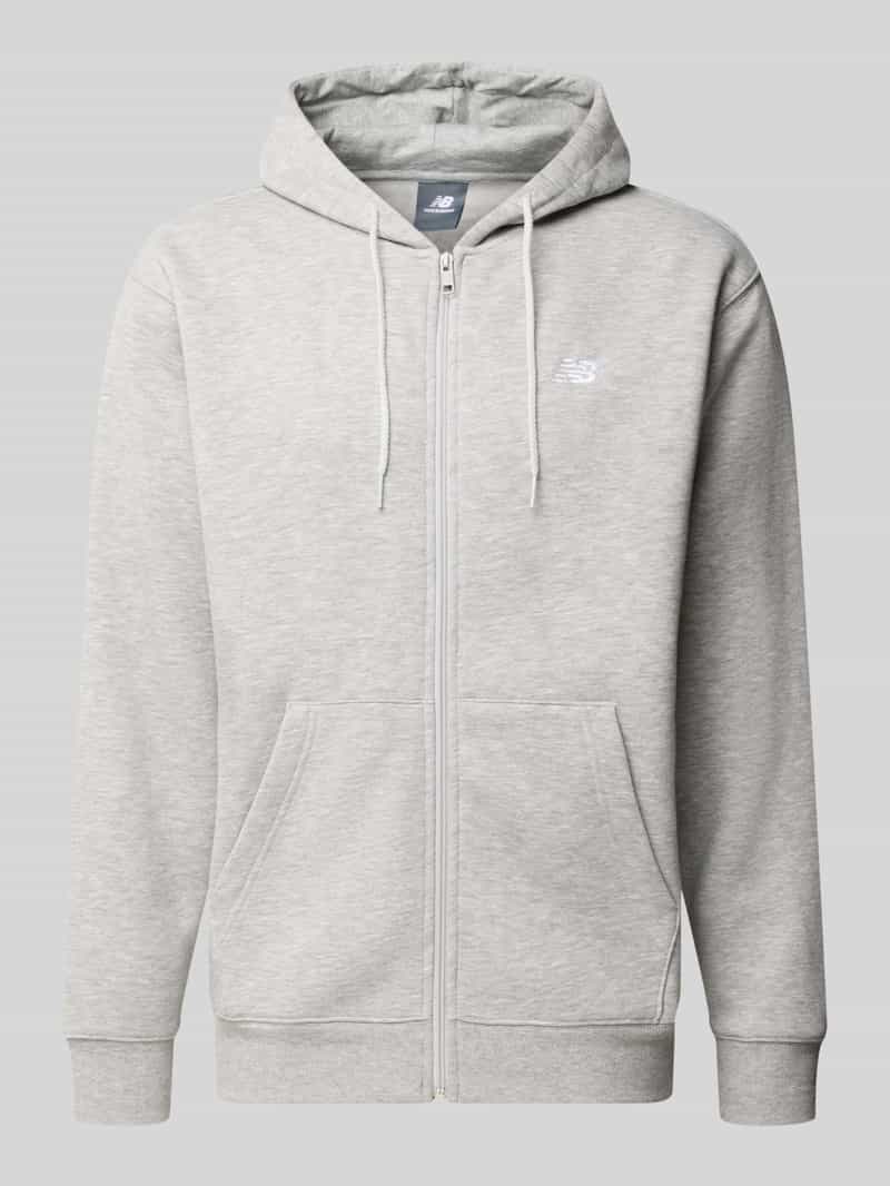 New Balance relaxed fit sweatjack ook katoenmix model 'ESSENTIALS'