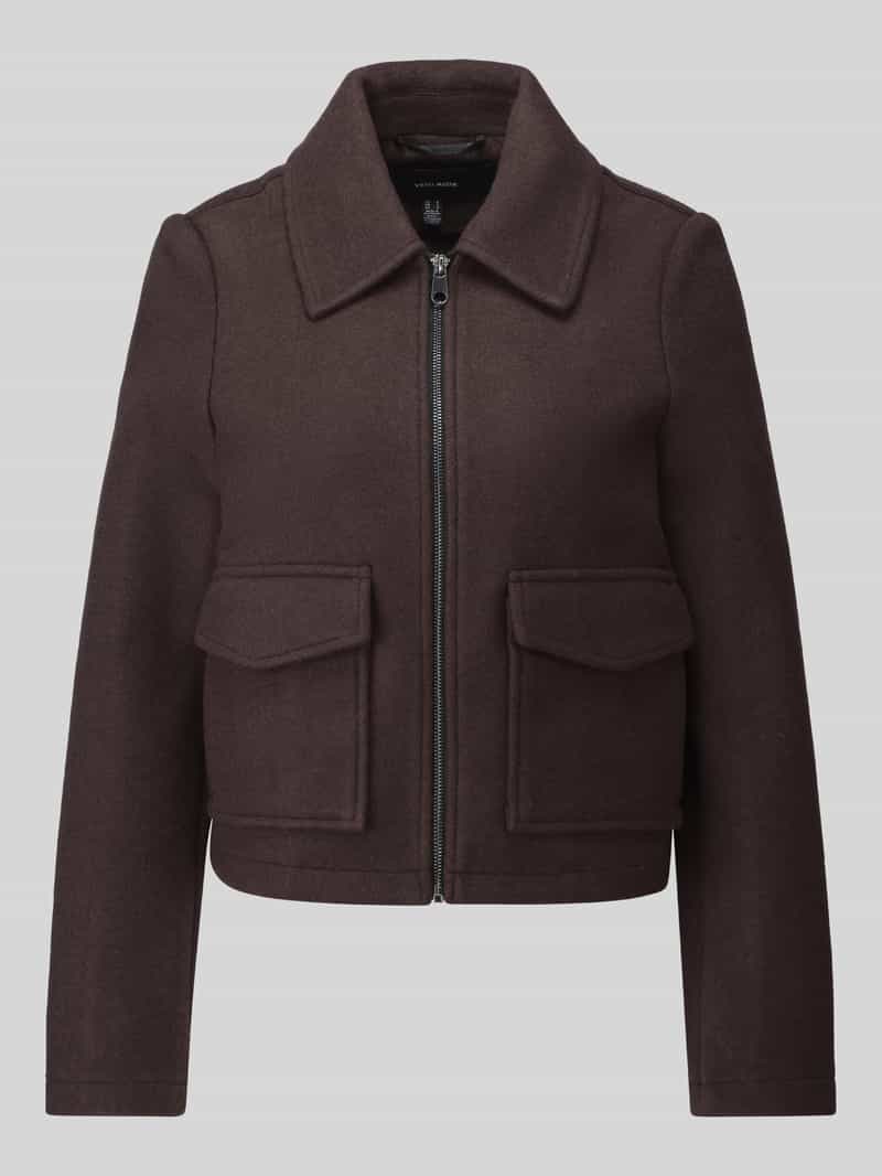 Vero Moda Regular fit blouson met platte kraag model 'SAFIR'