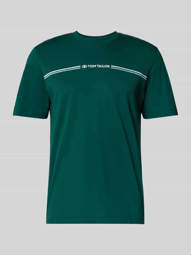 Tom Tailor Regular fit T-shirt van puur katoen