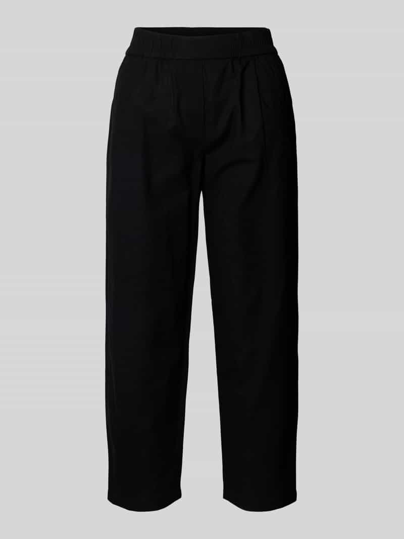 JAKE*S STUDIO WOMAN Stoffen broek met verkorte pasvorm en elastische band