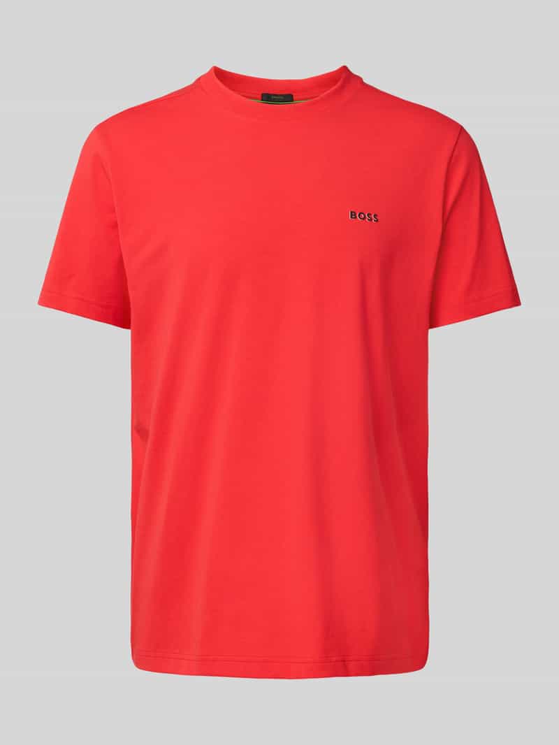BOSS Green T-shirt met labelprint