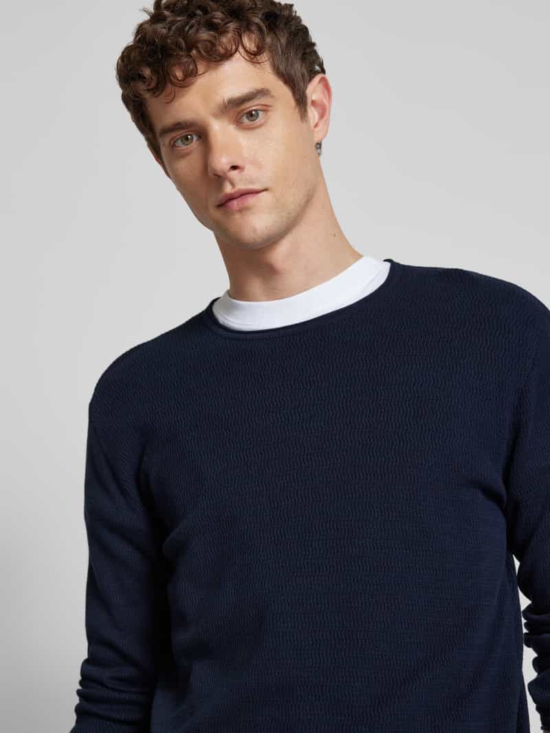 Tom Tailor Denim Regular fit pullover met structuurmotief