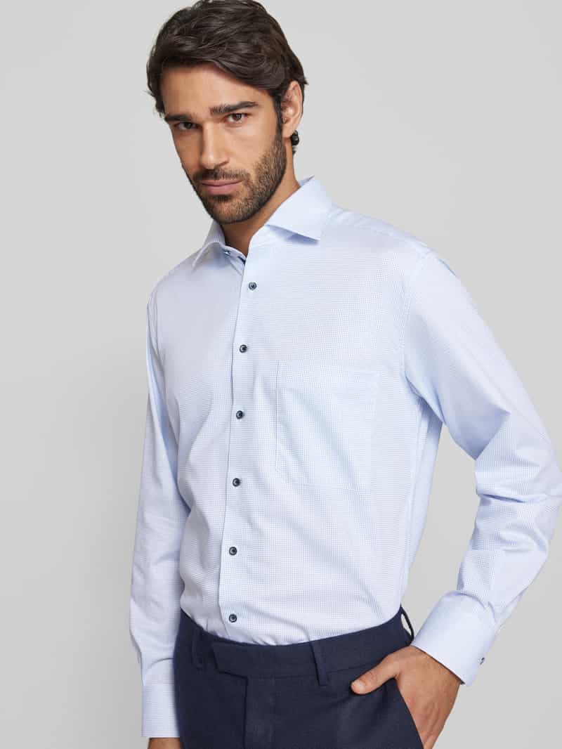 Eterna Comfort fit zakelijk overhemd met knoopsluiting
