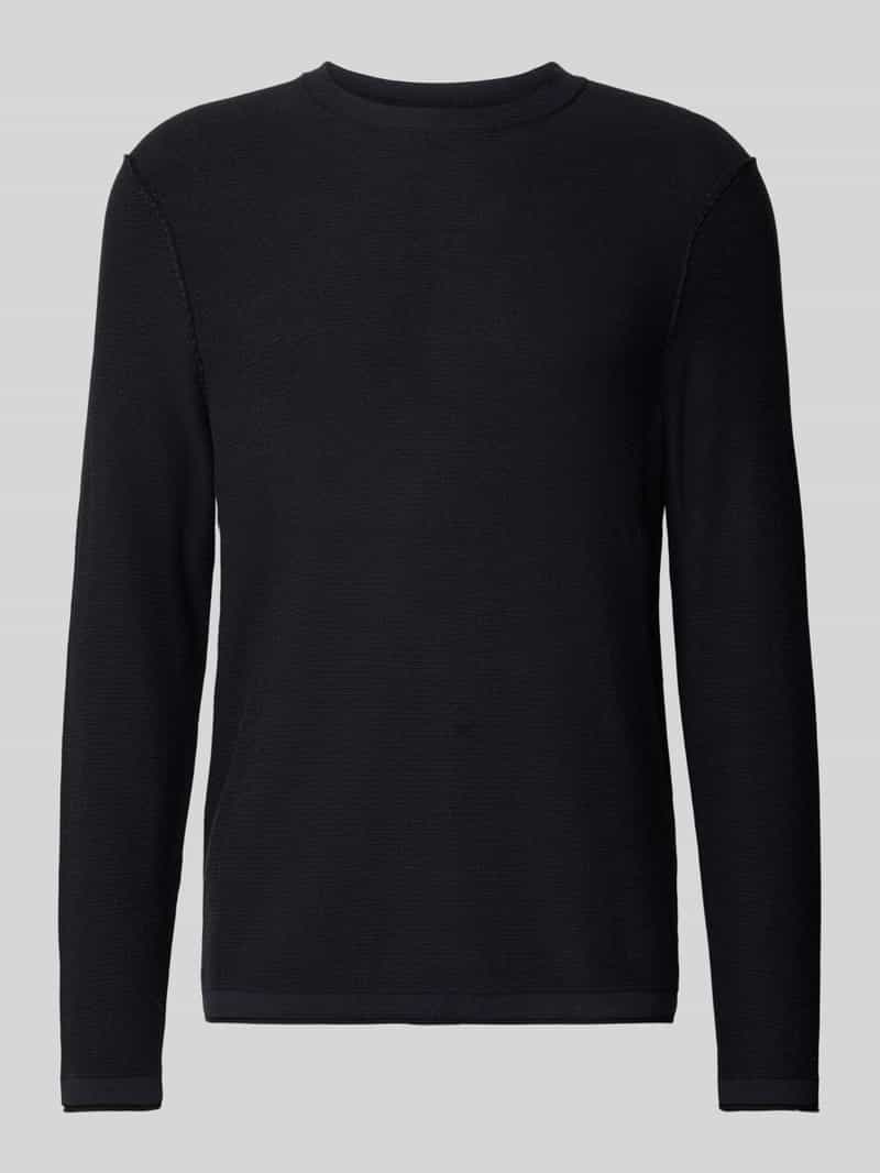 Marc O'Polo Regular fit gebreide pullover van een mix van katoen viscose en linnen