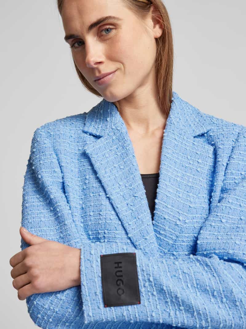 HUGO Blazer met structuurmotief model 'Areota'