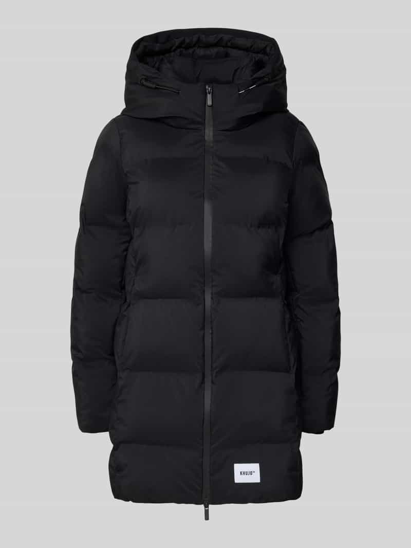 khujo Gewatteerd jack met labelpatch model 'Tanare