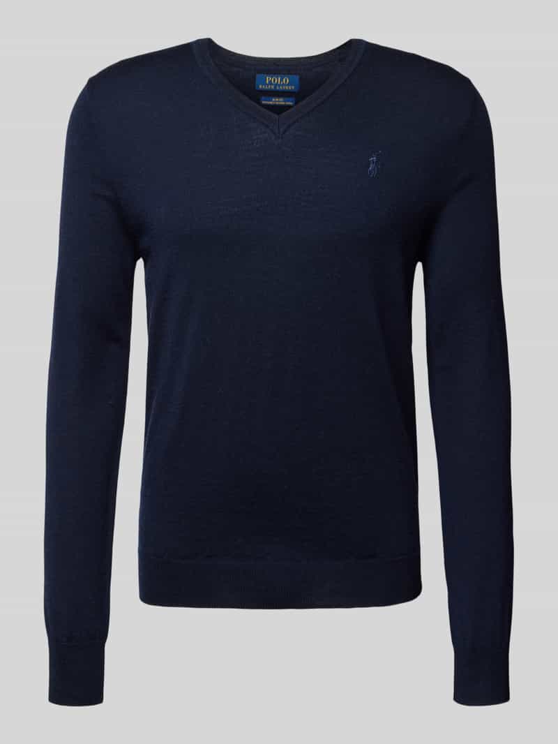 Polo Ralph Lauren Gebreide pullover van wol met V-hals