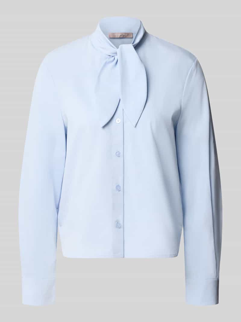 Christian Berg Woman Selection Regular fit blouse van viscosemix met strik
