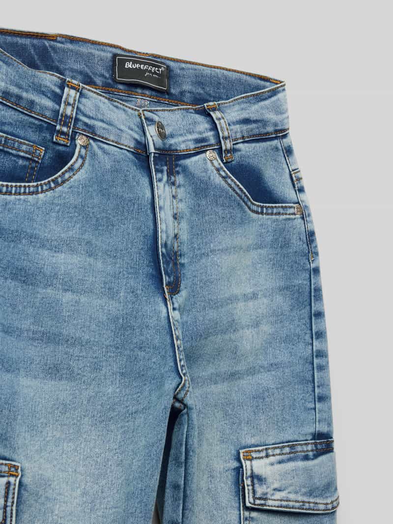 Blue Effect Regular fit jeans met cargozakken