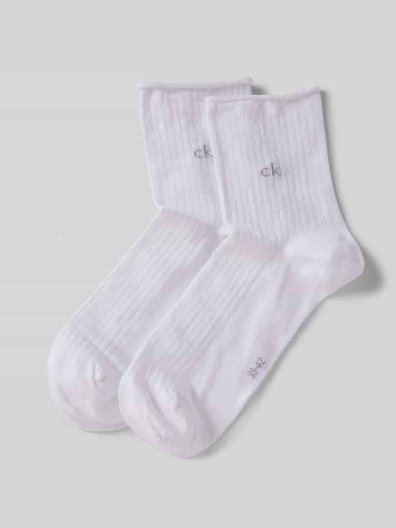 CK Calvin Klein Sokken met labeldetail in een set van 2 paar