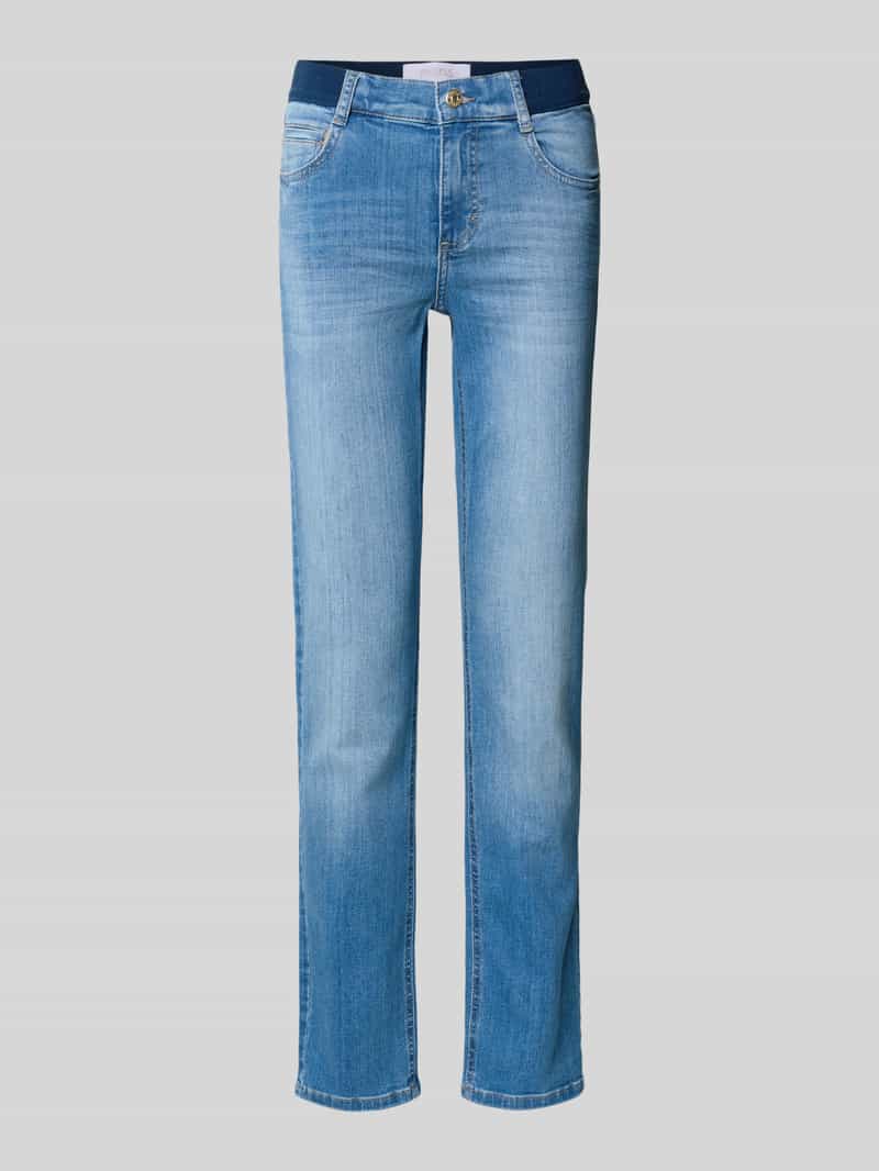 Angels Slim fit jeans met elastische band