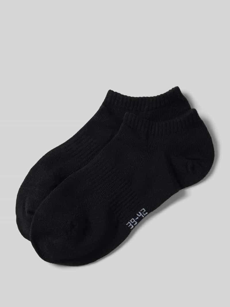 Snocks Sneakersokken met elastische ribboordjes in een set van 2 paar