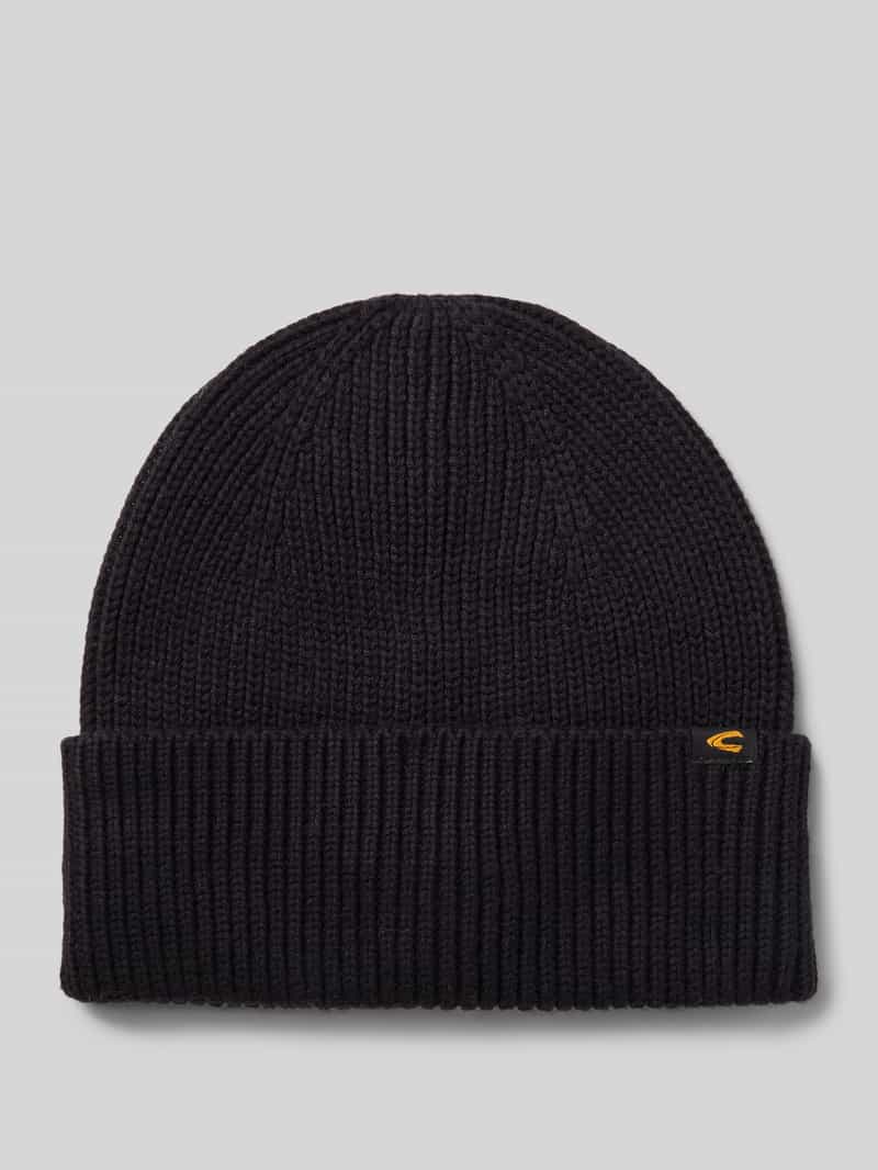 camel active Beanie met labeldetail