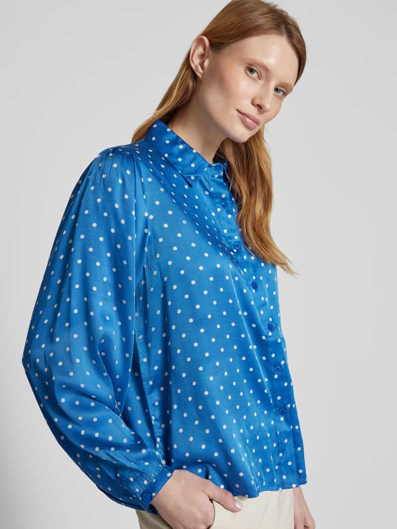 LOLLYS LAUNDRY Overhemdblouse met knoopsluiting model 'Ellie'