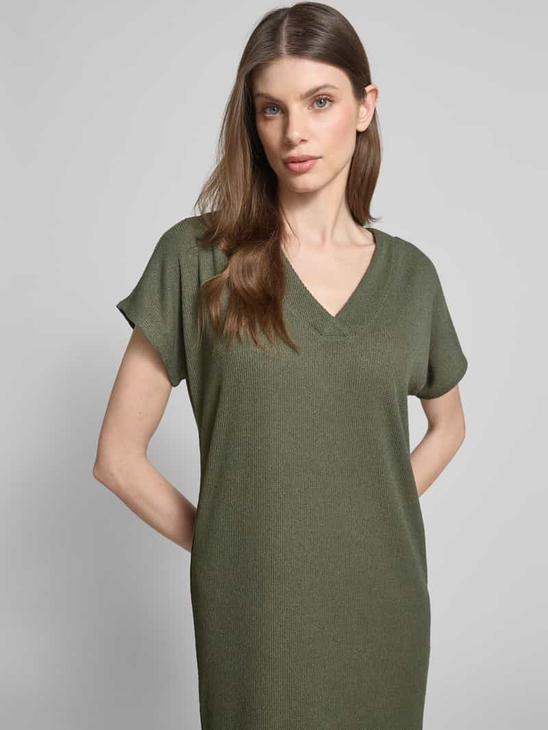 Soyaconcept Midi-jurk met V-hals model 'Delia'
