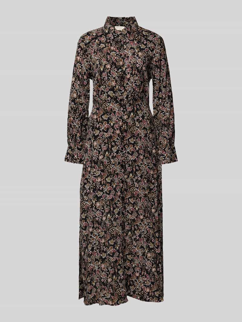 FREE QUENT Maxi-jurk met knoopsluiting model 'LOVY'