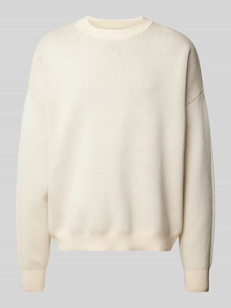 PROHIBITED Gebreide pullover met ribboorden model 'Brixton'