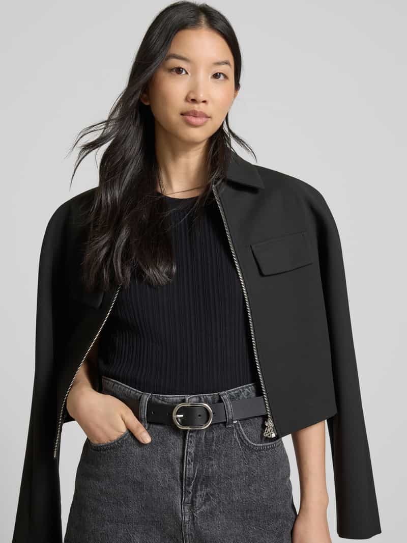 drykorn Top in fijnriblook model 'OLINA'