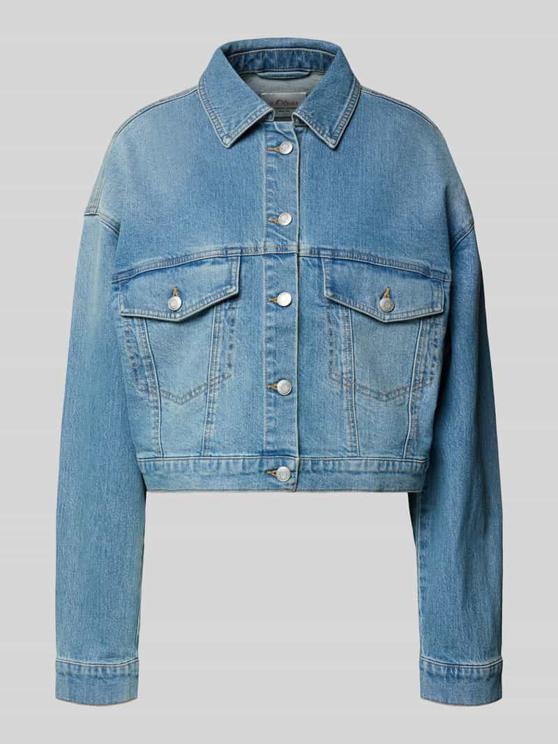 Relaxed fit jeansjack van katoenmix - s.Oliver x Heidi Klum