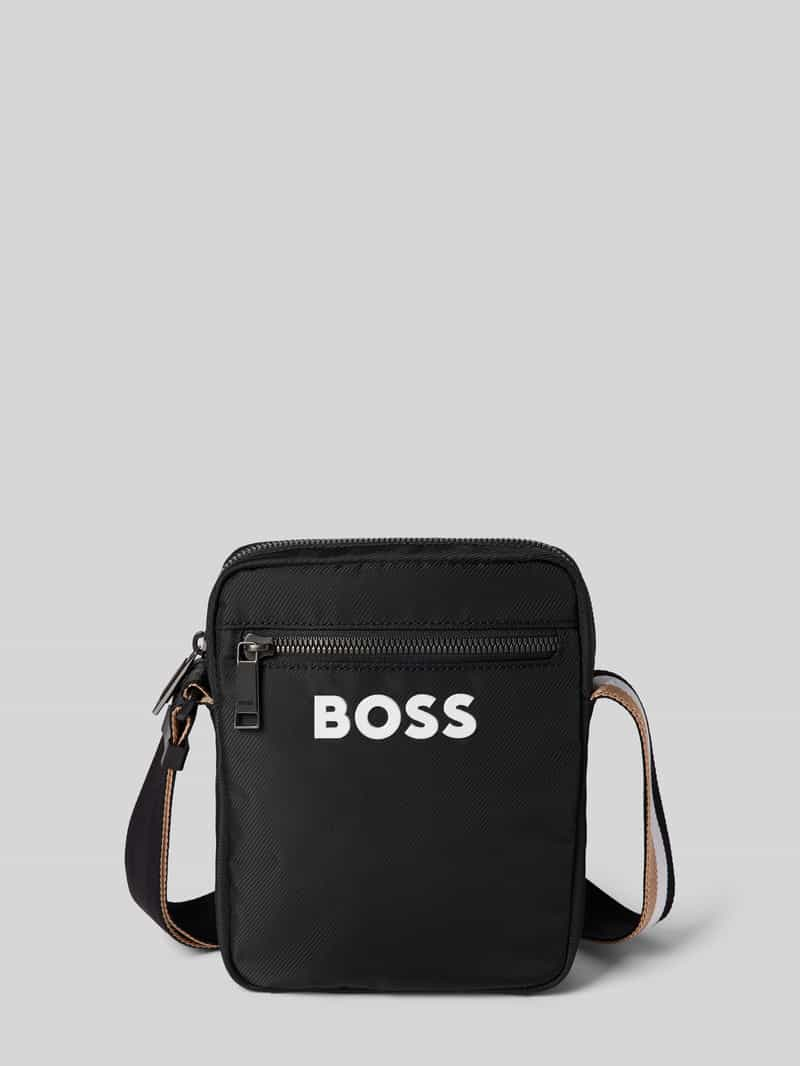 Boss Crossbodytas met labelprint