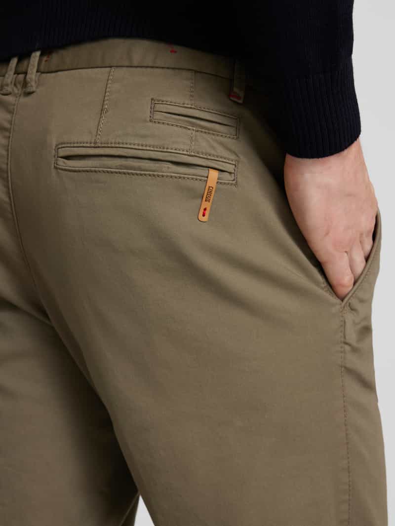 CINQUE slim fit chino met Franse steekzakken