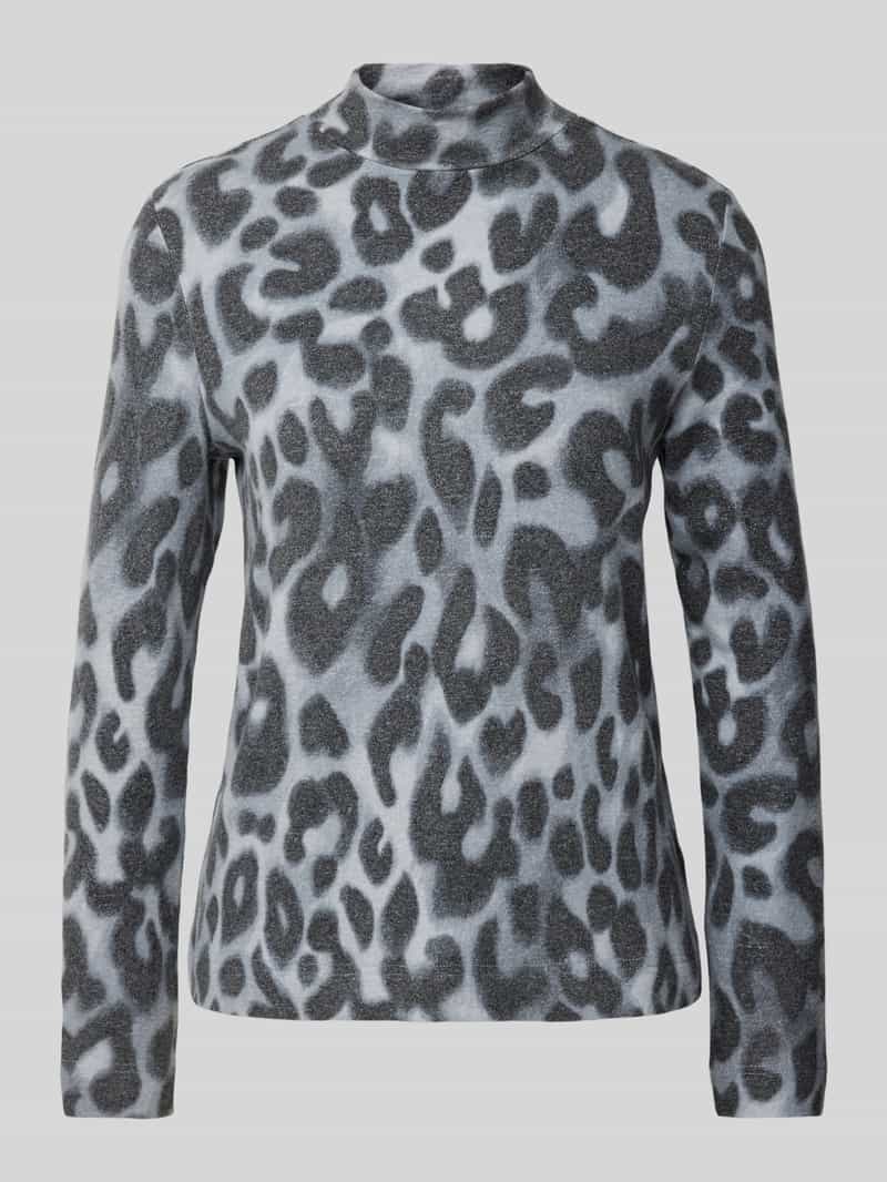 Street One Sweatshirt met geribde opstaande kraag