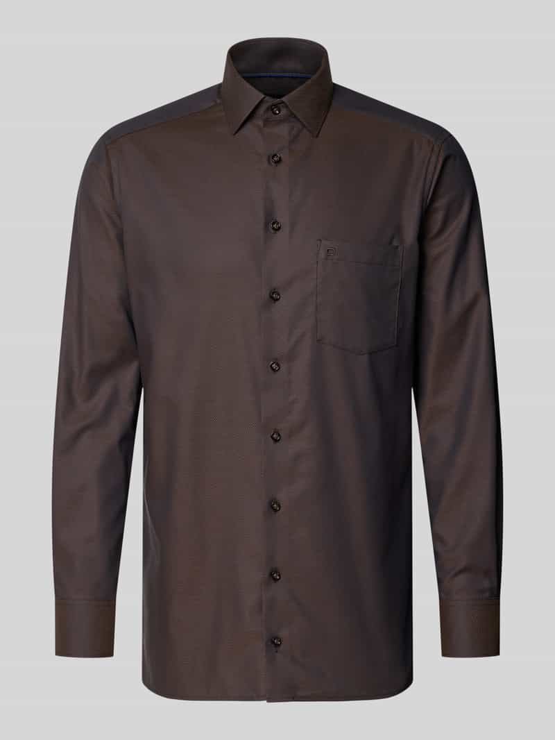 Olymp Modern fit zakelijk overhemd met kentkraag model 'NEW KENT'