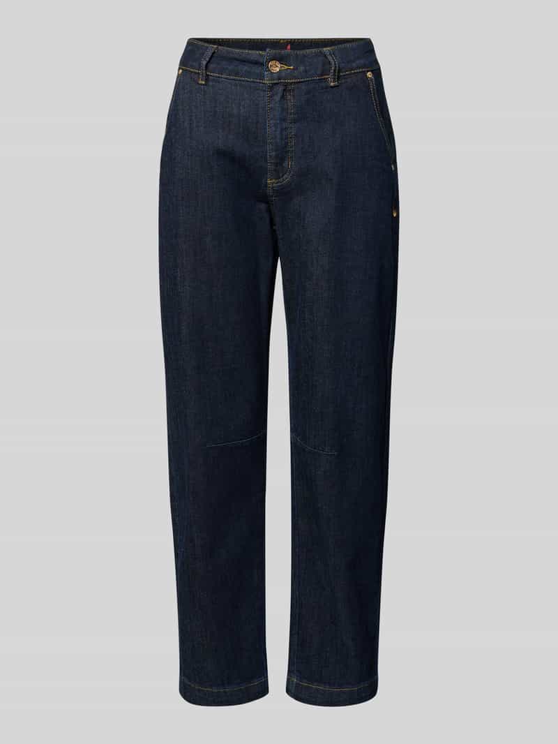 Buena Vista Baggy fit jeans in verkorte pasvorm model 'BARREL'