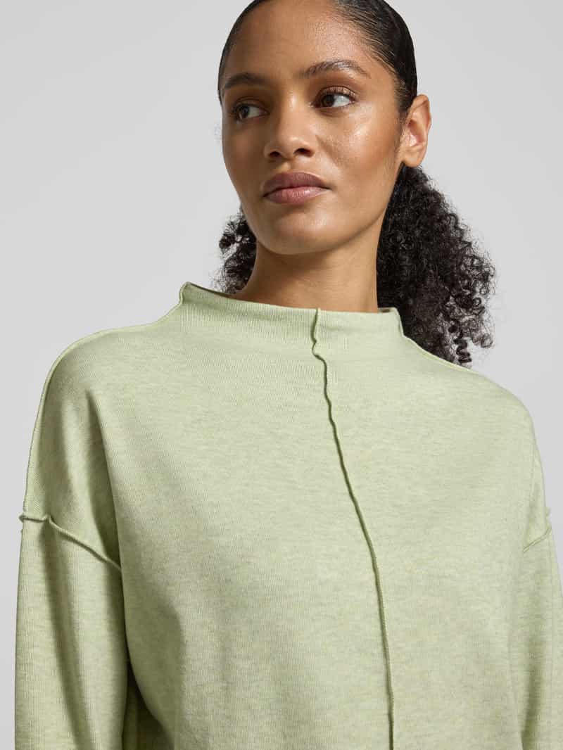 Opus Sweatshirt met opstaande kraag model 'Sinzi'