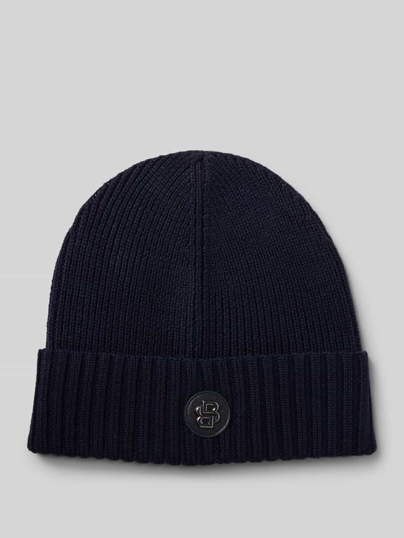 Boss Beanie van zuivere scheerwol model 'FATI'