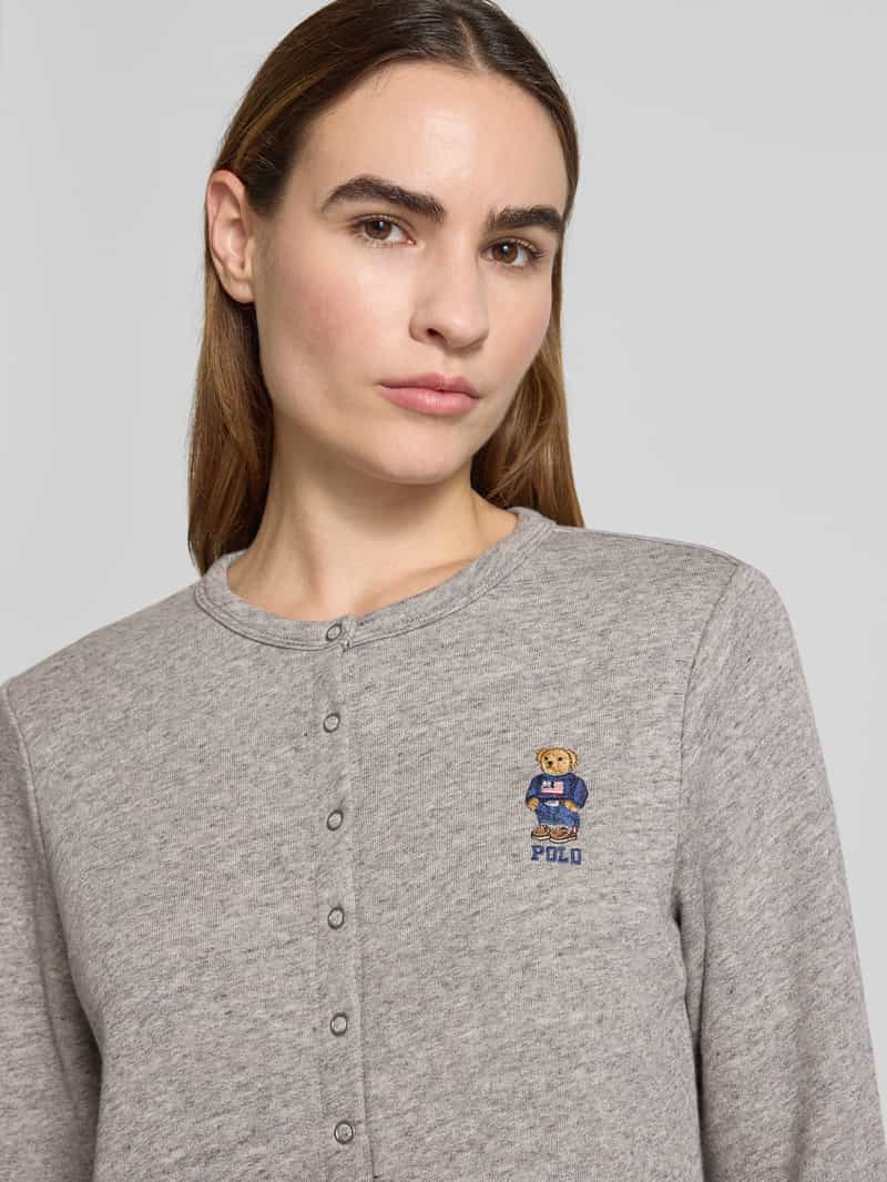 Polo Ralph Lauren Regular fit jack in gebreide look met logostitching