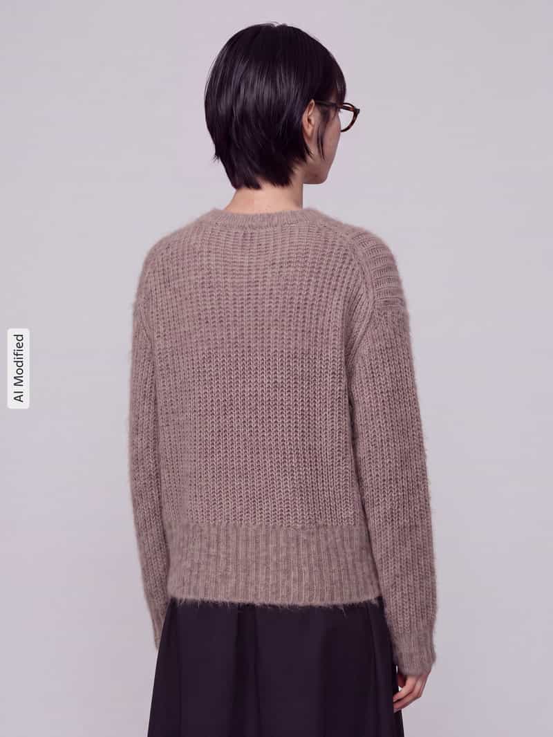 Pepe Jeans Regular fit pullover met wol model 'ASHLEY CREW' beige, foto 2