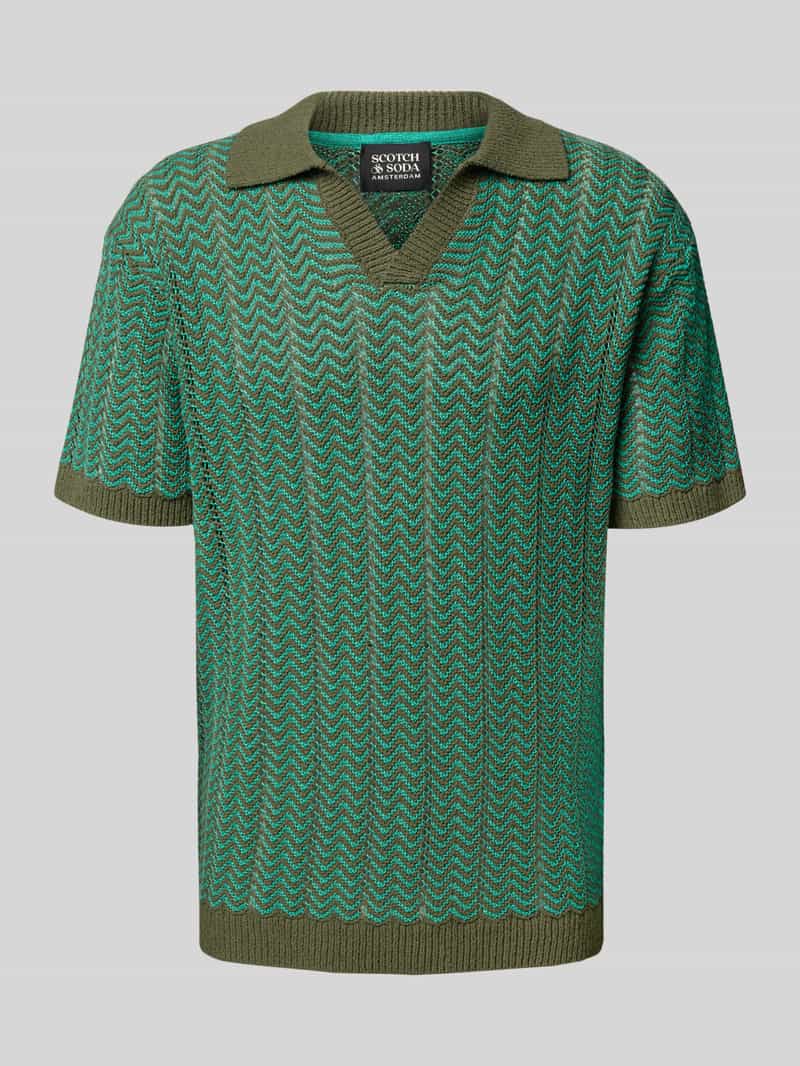 Scotch & Soda Poloshirt met V-hals
